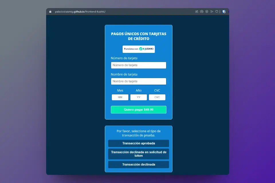 Integración con Kushki